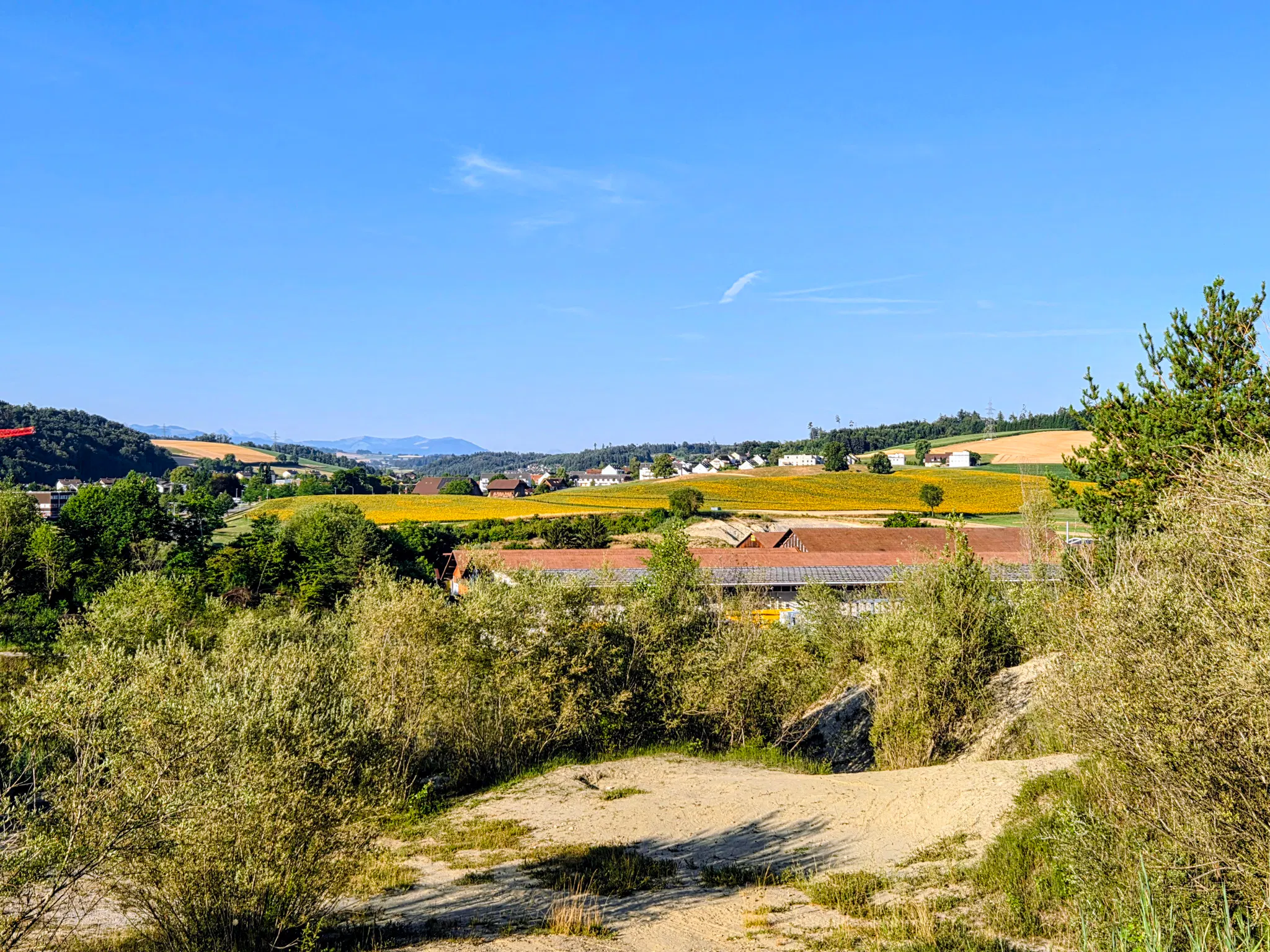 Blick übers land